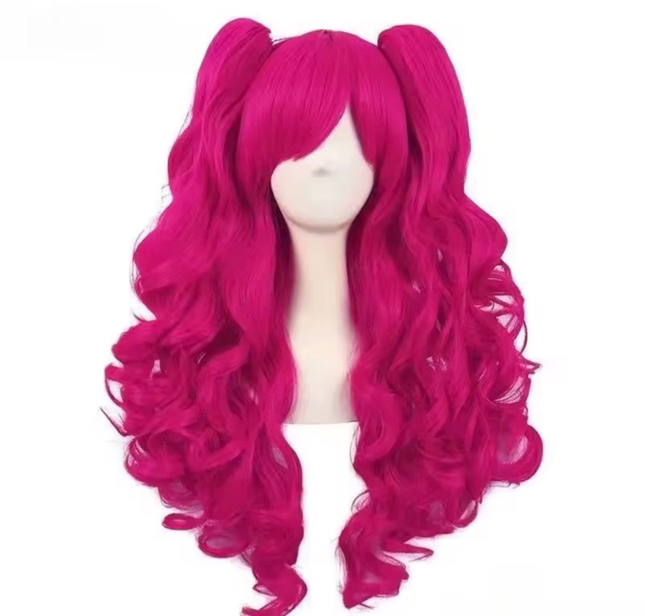 Anime Pinkie Pie Cos PP Pinkamena Diane Pie Cosplay Personification My Cos Cute Lovely Pink  Wig Wavy Curls Party Synthetic Hair