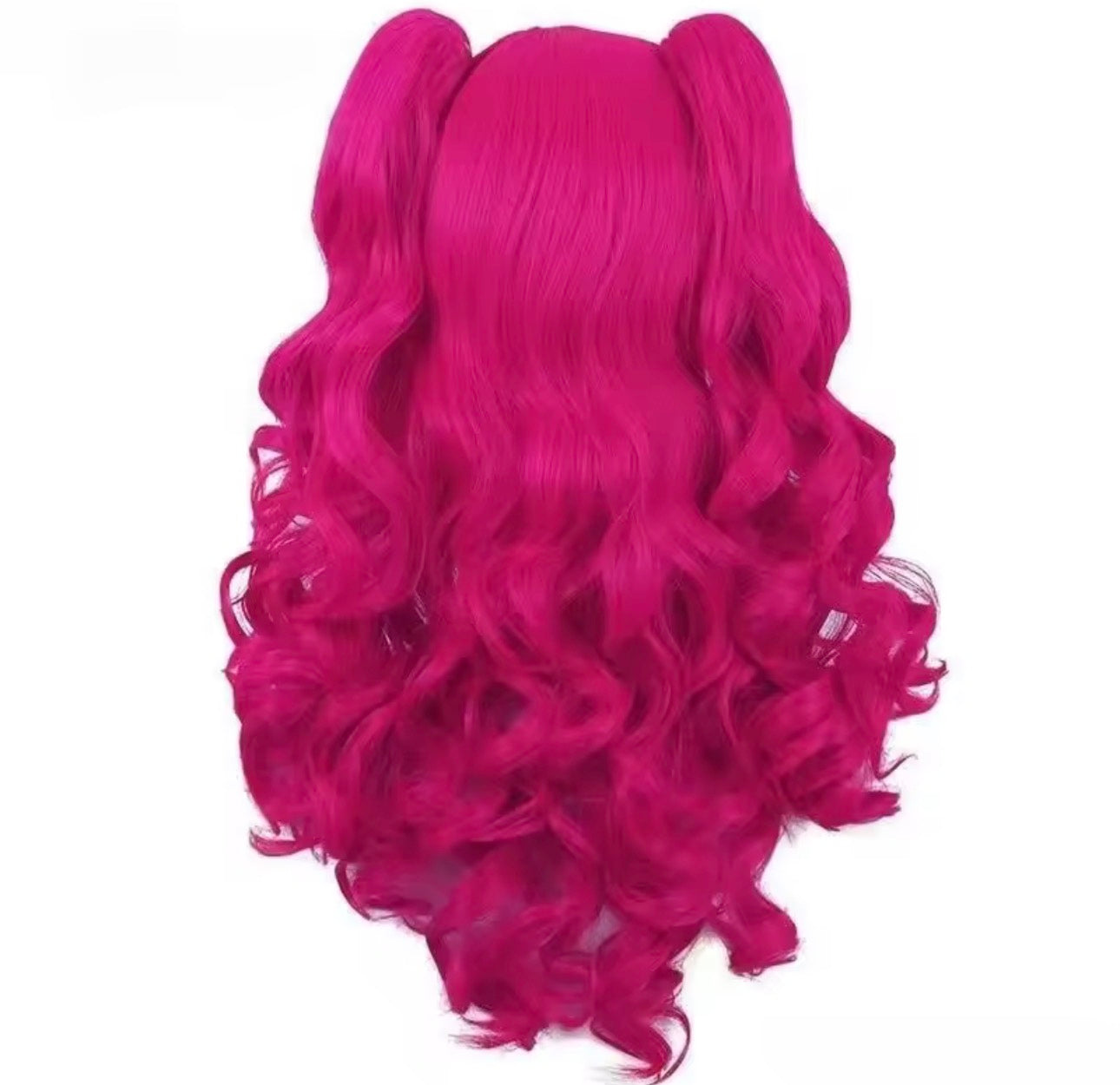 Anime Pinkie Pie Cos PP Pinkamena Diane Pie Cosplay Personification My Cos Cute Lovely Pink  Wig Wavy Curls Party Synthetic Hair