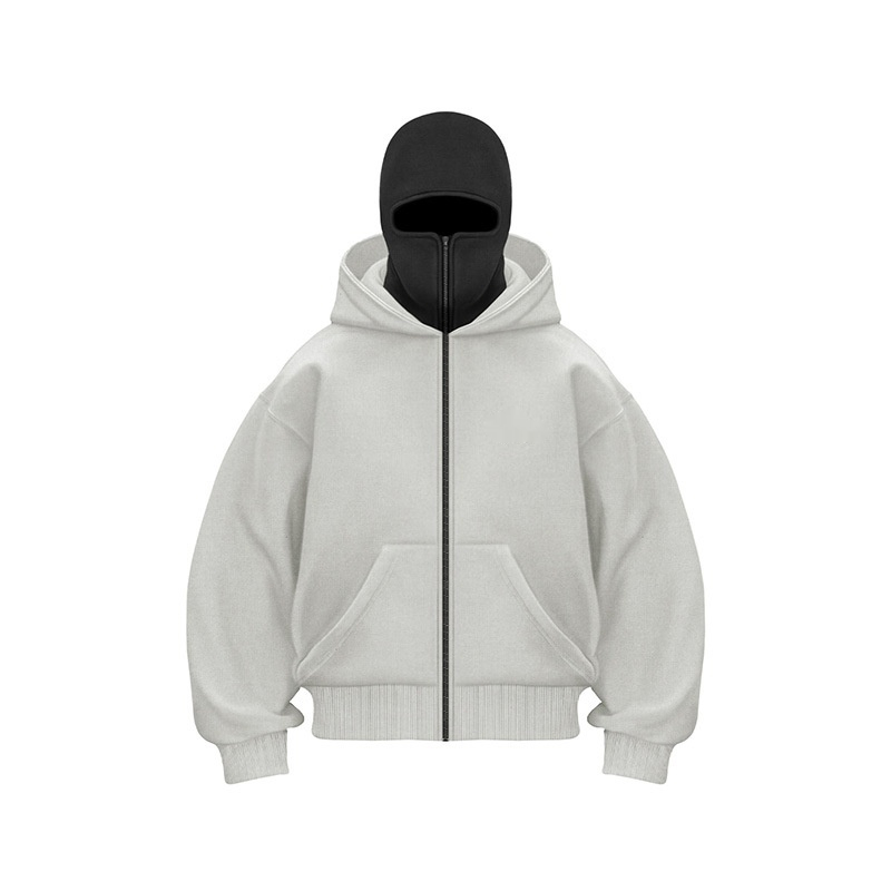 Double Hood Fleece-Lined Sweater